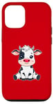 iPhone 12/12 Pro Red Cow Nose Funny Day 2024 Red Cow Nose Kids Girls Case