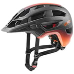 uvex Finale 2,0 Tocsen - Casque de Vtt sûr pour Hommes et Femmes - Capteur de Chute Tocsen Compris - Réglage de la Taille Individuel - Titan - Orange Matt - 52-57 cm