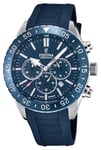 Festina F20515/1 Men's Ceramic | Blue Silicone Strap | Blue Watch