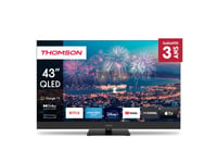 Thomson 43Qg6c14, 109,2 Cm (43"), 3840 X 2160 Pixlar, Qled, Smart-Tv, Wi-Fi, Svart