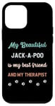 Coque pour iPhone 12 mini Jack-A-Poo Jackapoo Chien Papa Maman Ami et Thérapeute