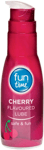 Fun Time  Lube Cherry Lubricant Gel Water Based Red, 75 Ml