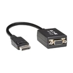 TRIPP LITE 6in DisplayPort to VGA Adapter Active Converter DP to VGA M/F 6" - displayadapter - 15.2 cm