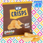 KP Beef Flavour Potato Crisps 25g x 48 Packs Free Tracked Postage