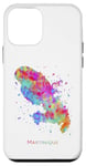 Coque pour iPhone 12 mini Carte de Martinique