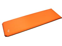 Bestway Explorer 43049 Tapis de Sol Gonflable avec Embout en Laiton, Orange, 200 x 66 x 10 cm