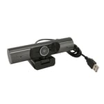 Usb Webcam 2K 30Fps Auto Focusing Hifi Speaker Noise Reduction Mic Plug An