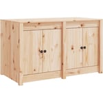 Vidaxl - Armoire de cuisine d'extérieur 106x55x64 cm bois de pin massif Natural pine