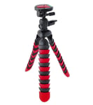 12 " Inch Pro Flexible Tripod 1/4 " Traveller Camera Mount Tripod Red