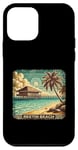 Coque pour iPhone 12 mini Reethi Beach Maldives Pastel Summer Vibe Années 70