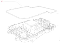 Joint D'Étanchéité Coque Original Bluebird Robot Tondeuse Navimow AB.50.0016.77