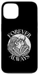 iPhone 13 forever always - skeleton couple eternal lover Twin Flame Case