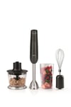 3-in1 Multifunction Hand Blender - Black, 1200W