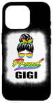 Coque pour iPhone 16 Pro Fier Gigi Grandma Messy Bun LGBT Arc-en-ciel LGBTQ Pride