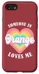 Coque pour iPhone SE (2020) / 7 / 8 Quelqu'un en orange m'aime City Heart