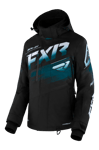 FXR Boost FX Snow Jacka Dam Svart-Mint-Ocean Fade