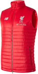 New Balance 2018 - 19 Liverpool FC / LFC Mens Gilet in Red Size M Body Warmer