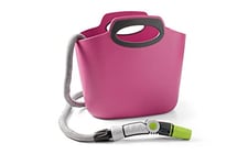 G.F. SRL Aquapop Tuyau Extensible pour Jardin, 30 Mètres, en Kit prêt à l’Emploi, avec Sac - Conteneur en Plastique, Fuchsia