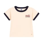 Petit Bateau Logo Baby T-shirt Gräddvit | Vit | 6 months