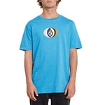 Volcom T-Shirt Vasthth SS pour Homme. XS True Blue.