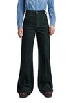 G-STAR RAW Women's Deck Ultra High Wide Leg Pants, Green (laub gd D20987-C436-D549), 28W / 32L