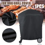 Couverture de barbecue de tissu de Polyester couverture imperméable de gril de chariot de roulement de barbecue pour la série de Weber Q1000 Q2000