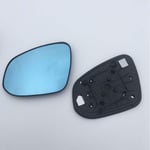 Qwjdsb For Toyota Highlander 2015-2018, 2pcs Auto Replacement Left Right Blue Heated Wing Rear Mirror Glass Auto Parts Accessories