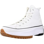 CONVERSE Homme Run Star Hike Platform FOUNDATIONAL Leather Sneaker, White Black Gum, 47.5 EU