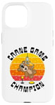 Coque pour iPhone 15 Champion du jeu de grue drôle