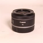 Canon Used RF 16mm f/2.8 STM Lens