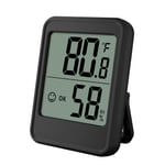 Thermomètre Intérieur d'humidité et Hygromètre Électronique, Mini Station Météo avec Commutateur ℃-℉ pour Maison, Bureau, Serre