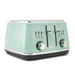 Haden - 4 Slice Toaster Cotswold - Adjustable Browning Control 1630W, Sage Green