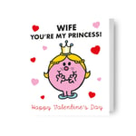 Valentine's Day Card For Wife Little Miss Princess Mr Men & Little Miss