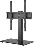 Swivel Table Top TV Stand with Bracket for 26-55 inch LED OLED LCD Plasma