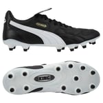 PUMA King Top Fg/ag - Sort/hvit/PUMA Gold, størrelse 44½