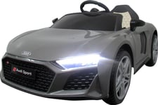 Audi Audi R8 Sport Grey Eva Batteri Bil Läder Fjärrkontroll