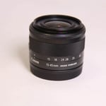 Canon Used EF-M 15-45mm f/3.5-6.3 IS STM Zoom Lens Graphite