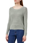 ONLY Women's Onlgeena Xo L/S Pullover KNT Noos Knitted Jumper, Lily pad, S