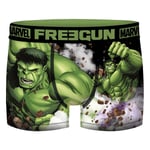 Boxer classique coupe fermée Junior Garçon Freegun vert Hulk