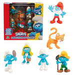 Les Schtroumpfs, Coffret 6 Figurines 5,5 cm, Dont 1 Figurine Exclusive Azrael, Jouets pour Enfants à partir de 3 Ans, PUF142