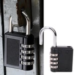 4 Digit Combination Lock Padlock Weatherproof for Locker Gym Travel Luggage Case