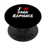 I Heart (Love) Dark Romance Reading Romans Livres PopSockets PopGrip Adhésif