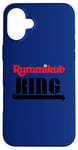 Coque pour iPhone 16 Plus Logo Rummikub King avec encre noire Royal Crown