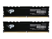 Patriot Signature Premium - Ddr5 - Sett - 32 Gb: 2 X 16 Gb - Dimm 288-Pin - 5600 Mhz / Pc5-44800 - Cl46 - 1.1 V - Ikke-Bufret - On-Die Ecc