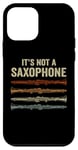 Coque pour iPhone 12 mini Ce n'est pas un saxophone clarinette jouant de la musique