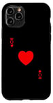 iPhone 11 Pro Queen Of Hearts Matching Couple Saint Valentine's Day Case