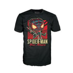 Funko Boxed Tee: Gamerverse - Miles Morales - Large - (L) - Marvel - T-Shirt - Vêtements - Idée de à Manches Courtes pour Les Adultes Les Hommes et Les Femmes - Produits Officiels