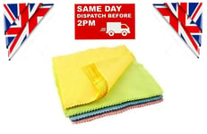 6 x Microfiber Micro Fibre 14cm x 14cm Camera Lens Glasses Phone Cleaning Cloth