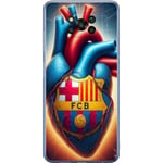 Xiaomi Poco X3 Pro Genomskinligt Skal FCB Hjärta