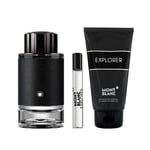 Mont Blanc Explorer Eau de Parfum 100ml Spray Gift Set Brand New